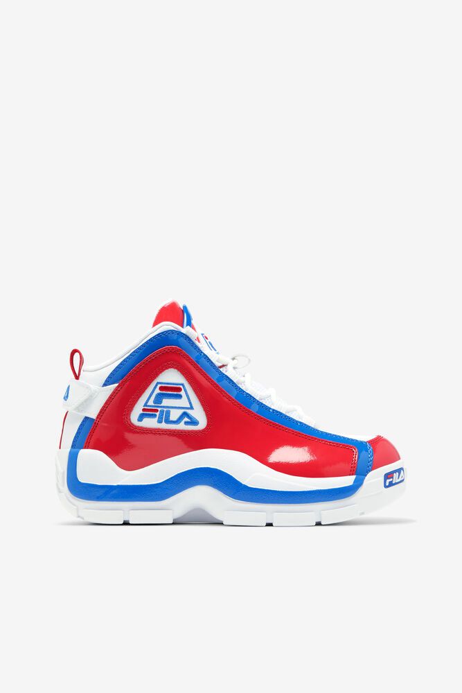 Fila Trainers Womens White/Red/Blue Grant Hill 2 - Ireland 64810-EWJC